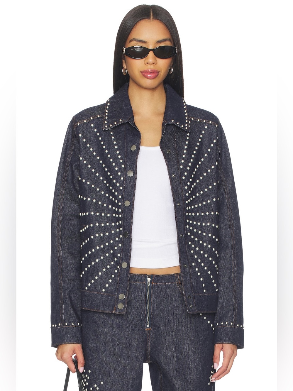 Sunburst Jacket Understated Leather Size L $276 MSRP EUC Western Studded